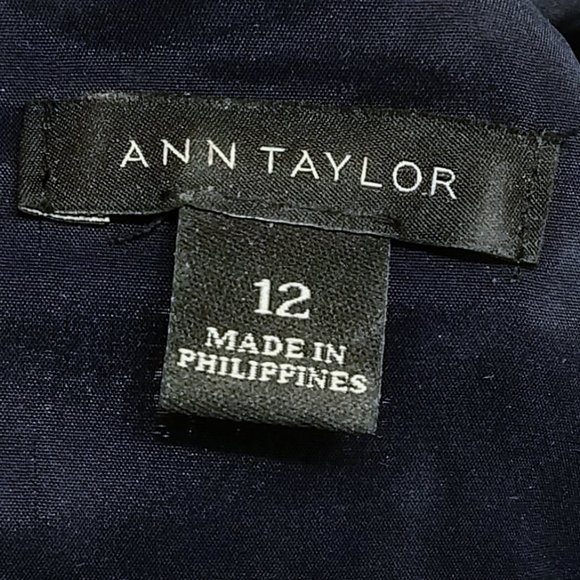 Ann Taylor Colorful Weave Pattern Short Sleeve Dress and Jacket Size 12 - Picture 6 of 6